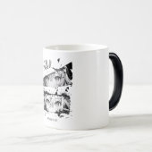 Manga Is My Life Anime Eyes Glitch Art Magische Mok (Voorkant rechts)