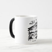 Manga Is My Life Anime Eyes Glitch Art Magische Mok (Voorkant links)