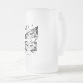 Manga Is My Life Anime Eyes Glitch Art Matglas Bierpul (Voorkant rechts)