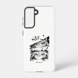 Manga Is My Life Anime Eyes Glitch Art Samsung Galaxy Hoesje