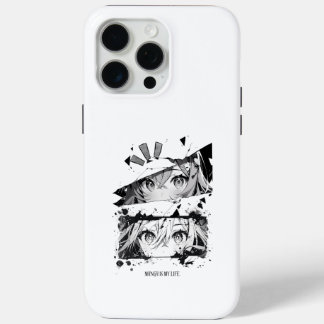 Manga Is My Life Anime Ogen Glitch Kunst iPhone 15 Pro Max Hoesje