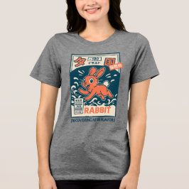 Manga Konijn Tri-Blend Shirt