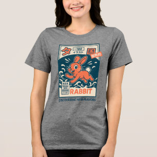 Manga Konijn Tri-Blend Shirt