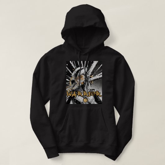 Manga-krijger Hoodie (Design voorkant)