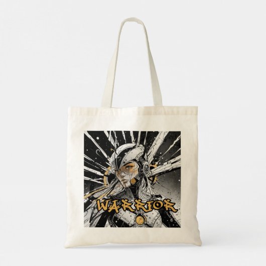Manga-krijger Tote Bag (Achterkant)