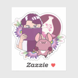Manga Lezer, Sake en Vleermuis met Prothese Sticker