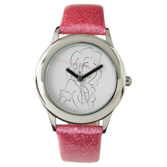 Manga meisje horloge (Voorkant)