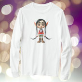 Manga Meisje Kerst Elf Vrouwen T-shirt
