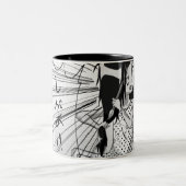 manga-mok tweekleurige koffiemok (Center)