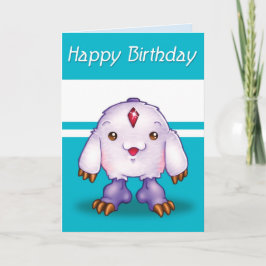 Manga Monster Happy Birthday Kaart