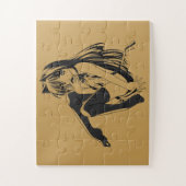 Manga, Neko Catgirl Furry Anime Loli Slave Legpuzzel (Verticaal)