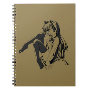 Manga, Neko Catgirl Furry Anime Loli Slave Notitieboek