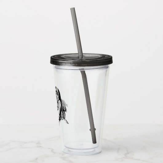 Manga, Neko Catgirl Furry Kawaii Loli Acryl Drinkbeker (Links)