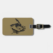 Manga, Neko Catgirl Furry Kawaii Loli Bagagelabel (Voorkant horizontaal)