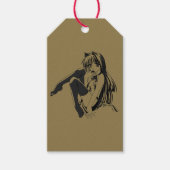 Manga, Neko Catgirl Furry Kawaii Loli Cadeaulabel (Voorkant)