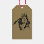 Manga, Neko Catgirl Furry Kawaii Loli Cadeaulabel (Achterkant)