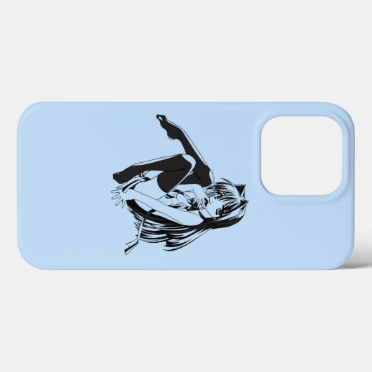 Manga, Neko Catgirl Furry Kawaii Loli Case-Mate iPhone Case (Achterkant (horizontaal))