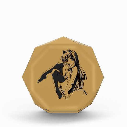 Manga, Neko Catgirl Furry Kawaii Loli Fotoblokken (Voorkant)