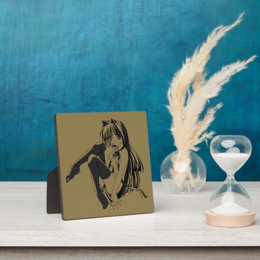 Manga, Neko Catgirl Furry Kawaii Loli Fotoplaat (Insitu)