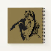 Manga, Neko Catgirl Furry Kawaii Loli Notitieboek (Achterkant)
