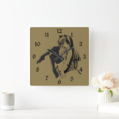 Manga, Neko Catgirl Furry Kawaii Loli Vierkante Klok (Huis)