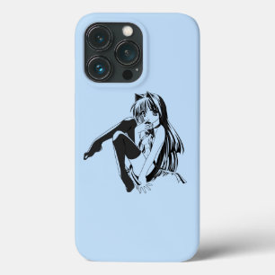 Manga, Neko Katgirl Furry Kawaii Loli Case-Mate iPhone Case