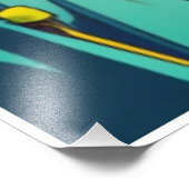 Manga pop kunst liefhebbers pop liefhebbers cartoo foto afdruk (Hoek)