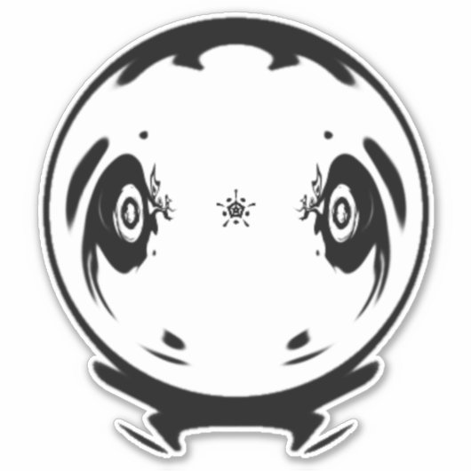 Manga raar kind ding sticker (Voorkant)