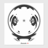 Manga raar kind ding sticker (Vel)