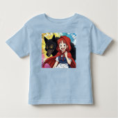 Manga Red Hood Kinder Shirts (Voorkant)