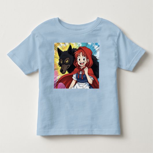 Manga Red Hood Kinder Shirts (Voorkant)