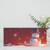 Manga-sneeuwman (Staand voorkant)