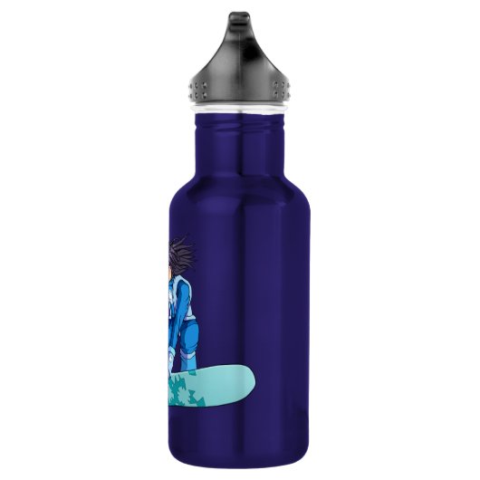 Manga Snowboarder Girl Waterfles (Rechts)