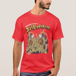 Manga Spaghetti Monster grappig T-shirt