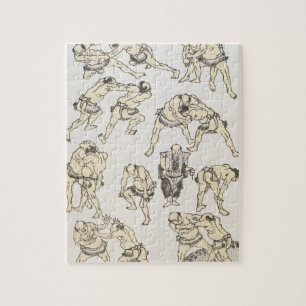 Manga: studies naar de gebaren en de houding van d legpuzzel