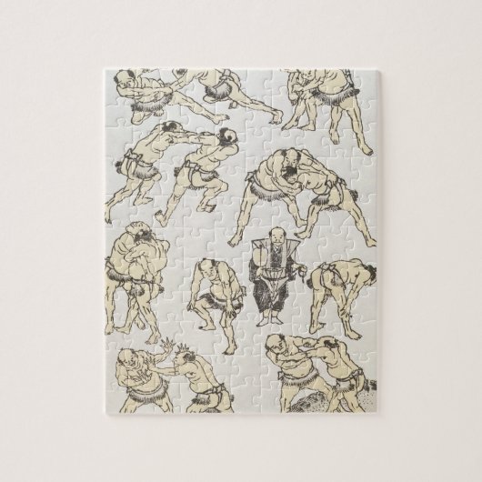 Manga: studies naar de gebaren en de houding van d legpuzzel (Verticaal)