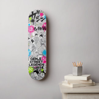 Manga Style Japanese Art for Skateboard & Stickers