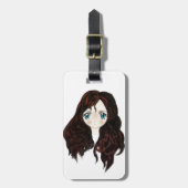 Manga Theme Bagagelabel (Voorkant verticaal)