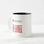 Manga Tweekleurige Koffiemok (Voorkant links)