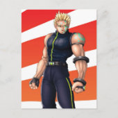 Manga Video Game Hero Briefkaart (Voorkant)