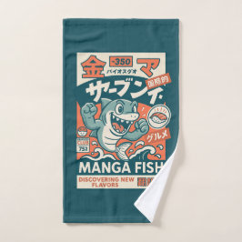 Manga Vis Bad Handdoek