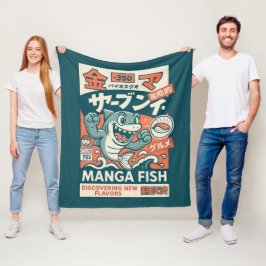 Manga Vis Fleece Deken