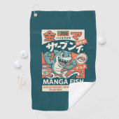 Manga Vis Golfhanddoek (Insitu)