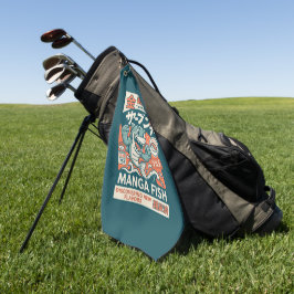 Manga Vis Golfhanddoek