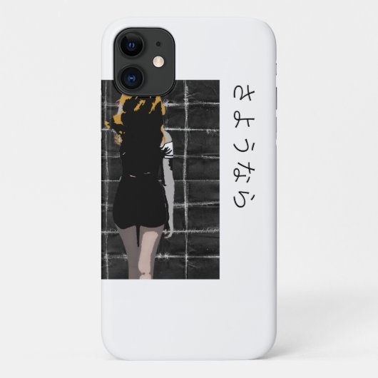 Manga-vormig ontwerp met woordafscheid in het Japa Case-Mate iPhone Case (Achterkant)