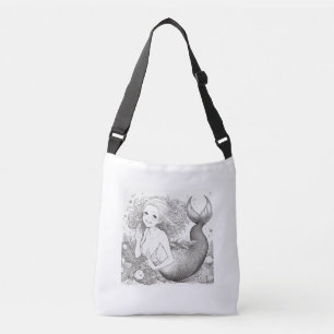 Manga Zeemeermin Gal Crossbody Tas