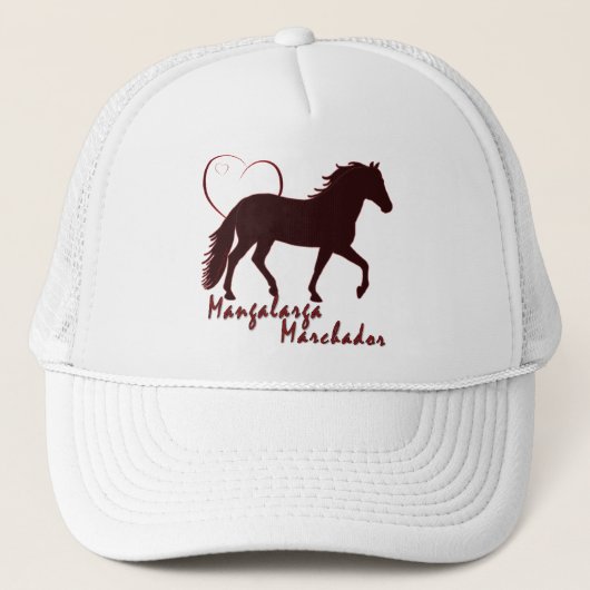 Mangalarga Marchador Hearts Trucker Pet (Voorkant)