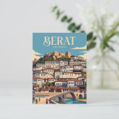 Mangalem-district Albanië Briefkaart (Staand voorkant)