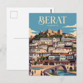 Mangalem-district Albanië Briefkaart (Voorkant / Achterkant)