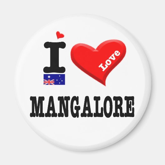 MANGALORE - I Love Magneet (Voorkant)